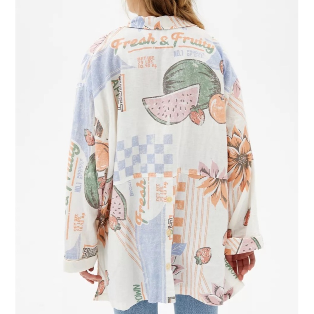 BDG Austin Feedsack Button-Down Shirt